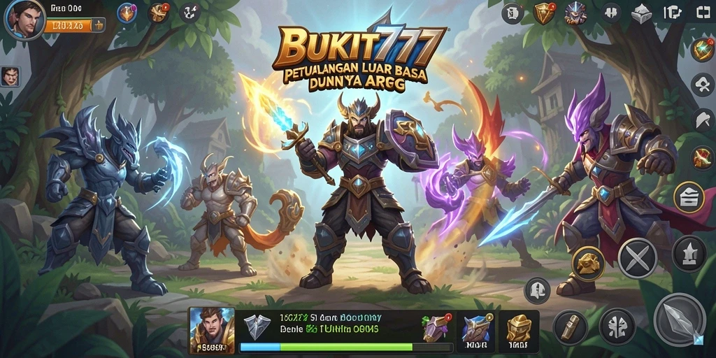 Tampilan gameplay seru BUKIT777 dalam dunia ARPG.