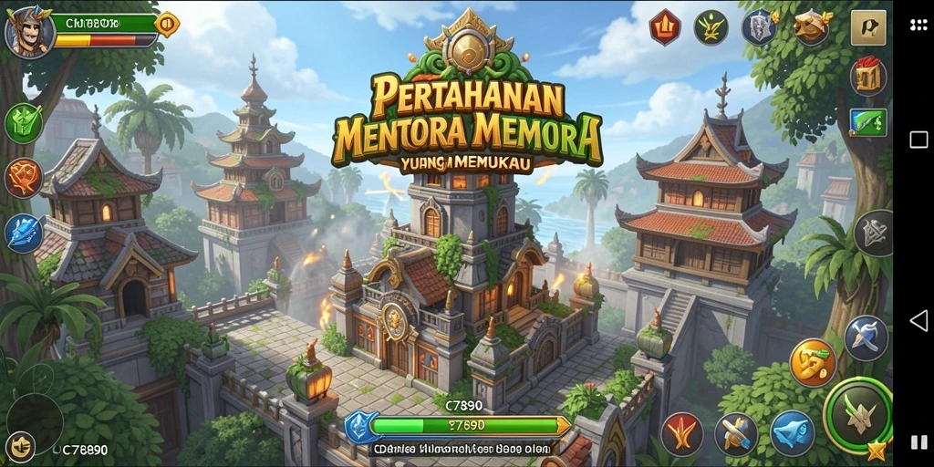 Gameplay C7890 yang menarik dalam dunia Tower Defense.