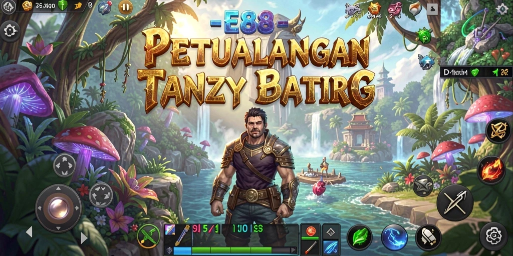 Tampilan gameplay E88 yang seru dalam dunia MMORPG.