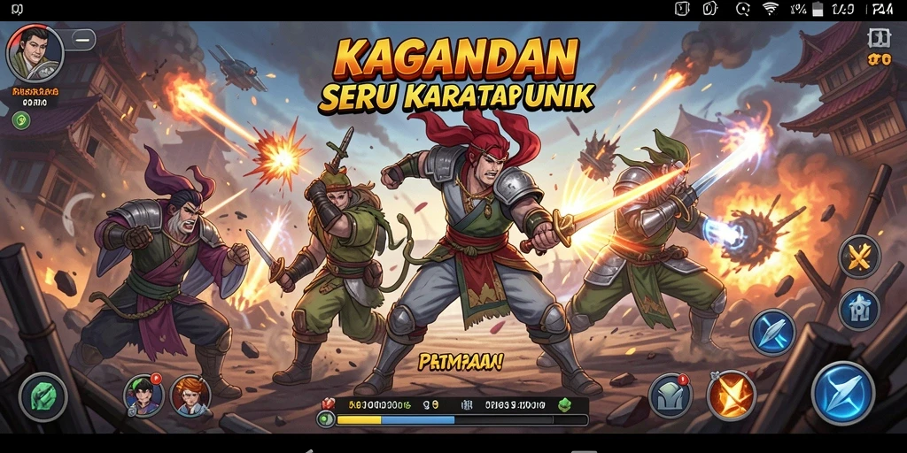 Tampilan seru pertarungan KAGANDAN yang mengesankan.