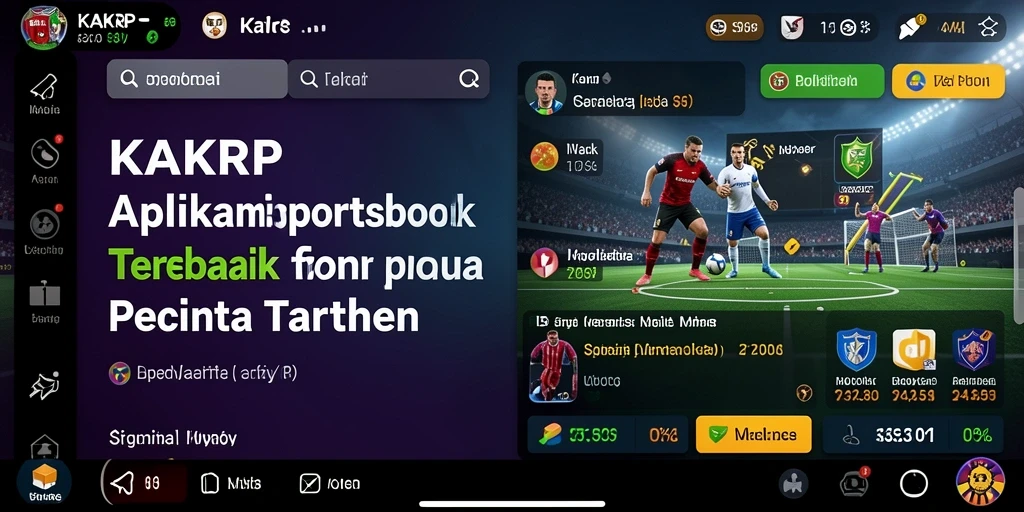 Tampilan menarik dari gameplay KAKRP dalam taruhan Sportsbook.