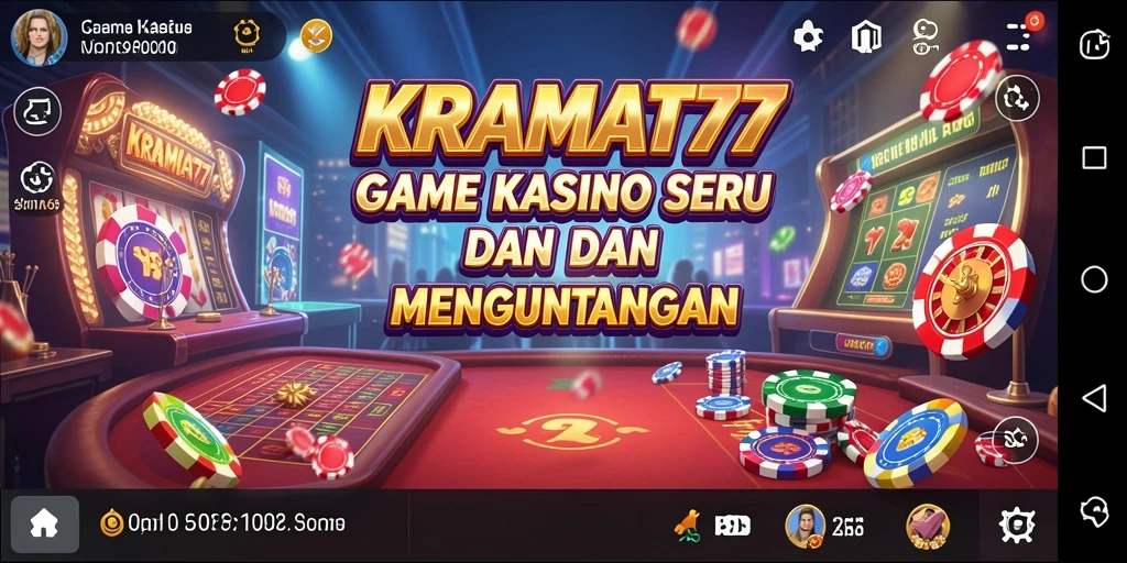 Tampilan permainan Kasino KRAMAT77 dengan grafis yang menarik.