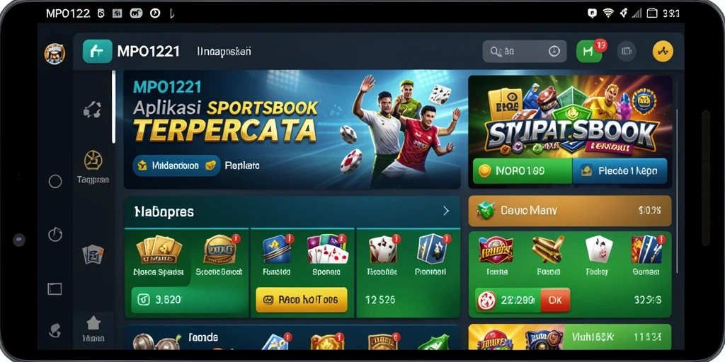 Tampilan gameplay menarik dari aplikasi Sportsbook MPO1221.