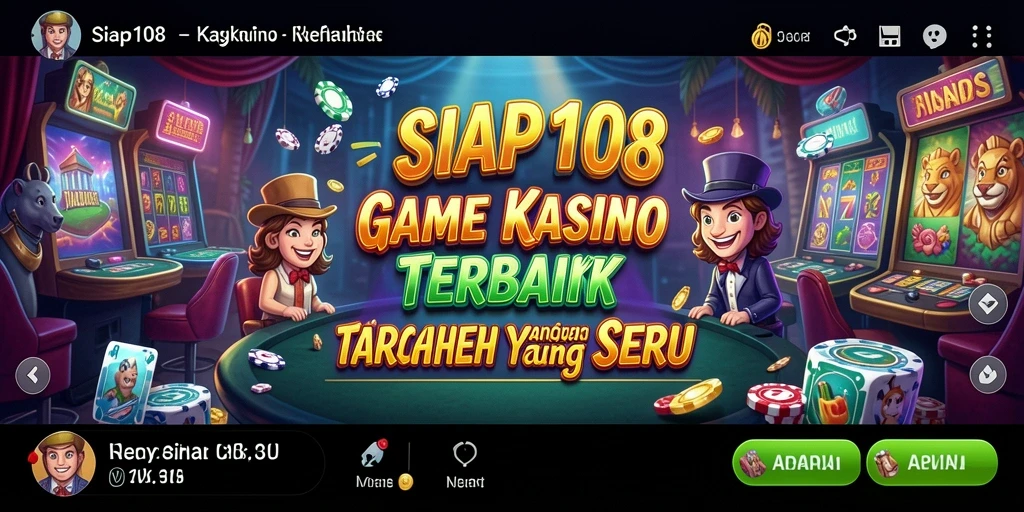 Tangkapan layar dari gameplay Kasino yang seru dan menarik di SIAP108.