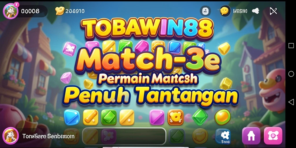 Tampilan gameplay TOBAWIN88 yang seru dan penuh warna.