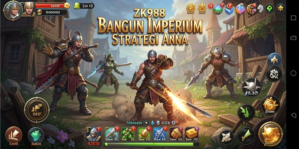 Tangkapan layar menampilkan pertempuran epik dalam ZK988.